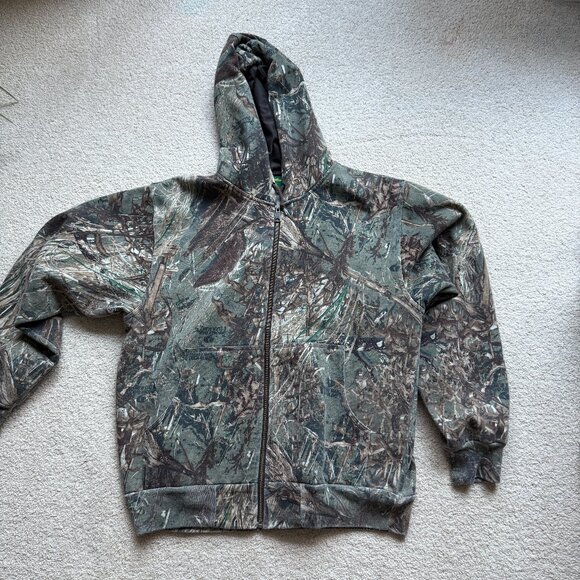Cabelas Camo zip-up size large mens regular great condition - Picture 1 of 5
